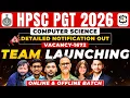 HPSC PGT Computer Science 2026 Team Launch Complete Course Launch Haryana PGT CS Preparation