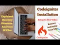 Codeigniter Installation Setup In One Directory Structure Functioning Explained