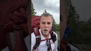 Training hike at Mount San Jacinto. Thunderstorms, and all sorts of fun #hiking #backpacking￼￼