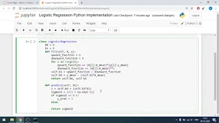 Logistic Regression Python Implementation Getting Started with Machine Learning