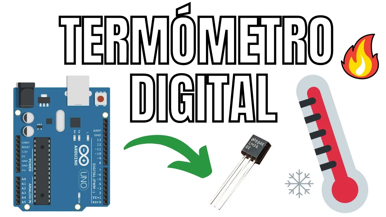 🌡TERMÓMETRO con Arduino MUY FÁCIL de Hacer! | Electrónica Básica | UTSOURCE