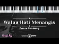 Download Lagu Walau Hati Menangis - Pance Pondaag (KARAOKE PIANO - FEMALE KEY)