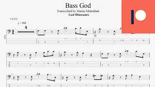 Download Last Dinosaurs - Bass God (bass tab) MP3