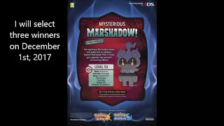 CLOSED Marshadow Code Giveaway