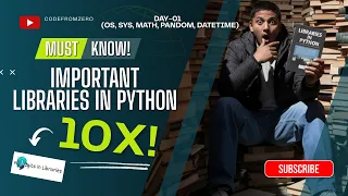 Python OS SYS Math Random DateTime Modules Python Libraries in 7 Days - Day 01