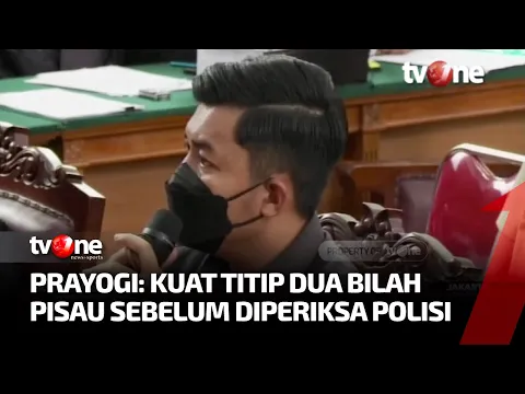 Pengakuan Mengejutkan Prayogi, Dititipkan Dua Bilah Pisau oleh Kuat Maâruf