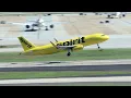 DO THE NEED MORE PRACTICE Spirit 1301 ATL-LAX Airbus A320 Departs Runway 26L at ATL