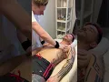 Professional male massage session