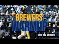 LIVE The Brewers look to take the series - Brewers Warm-Up w Dom Cotroneo