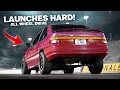 This Pink Ford Escort can GAP GTR s with EASE AWD K Series 550HP