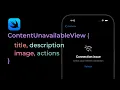 SwiftUI ContentUnavailable A Handy Way to Handle Missing Data