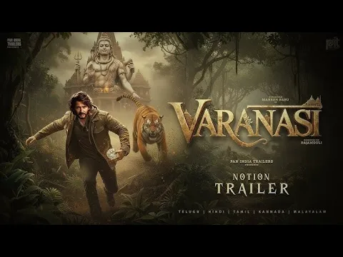 Video Thumbnail: Varanasi trailer movie || mahesh babu || Rajamouli || Varanasi movie