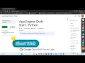 App Engine Qwik Start - Python Lab Solution Google Cloud Arcade 2025