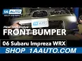 How to Replace Front Bumper 04-07 Subaru Impreza WRX