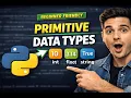 Primitive Data Types in Python Explained Python Tutorial for Beginners
