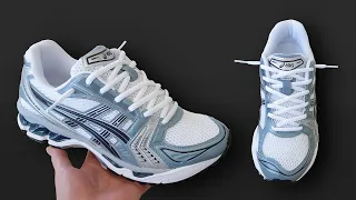 how to lace asics gel kayano 14 loose lacing tutorial best way 