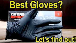 Best Gloves Nitrile vs Latex Venom Steel vs Grease Monkey Hardy Phantom Raven Gloveworks
