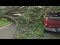 Power is still out tree limbs litter streets Oncor gives updates on outages