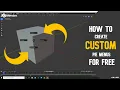 How to create CUSTOM pie menus for FREE Blender Tutorial