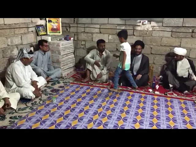 ⁣لحظة دخول مُسـلم  #ابن الشهيد السعيد الشاب (عزيز الفهداوي ) رحمه الله تعالى للترحيب بالذاكرين لأبيه