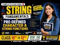 STRING MASTERCLASS 100 ALL FUNCTIONS IN ONE SHORT By Java Matlab Ramji Sir pwicse isc