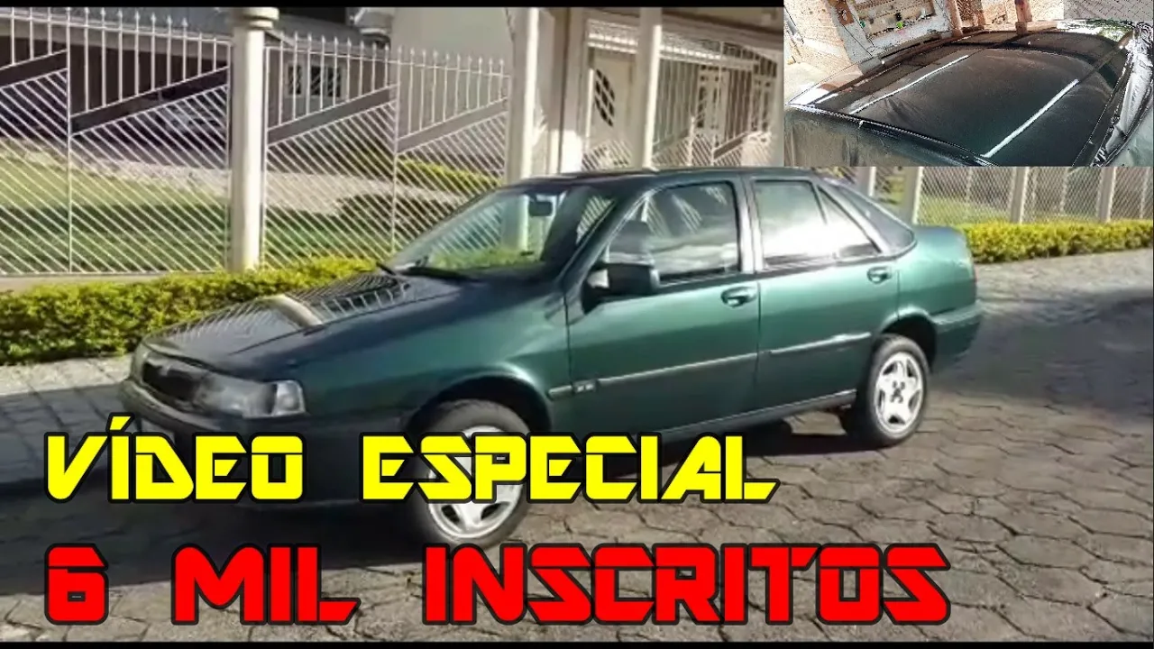 FIAT TEMPRA 1996 PINTURA DE TETO COM VERNIZ QUEIMADO