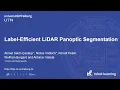 L3PS Label-Efficient LiDAR Panoptic Segmentation