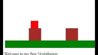 Make a 2d Platformer and Learn Javascript