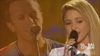 Download Coldplay - Yellow (Feat. Shakira) (Live Global Citizen Festival Hamburg 2017) MP3