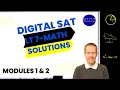 Digital SAT Linear Paper Practice Test 7 Math-Unique Questions Full Solutions Explanations