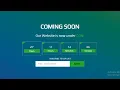 Coming Soon Landing page Html CSS JavaScript Typed js jQuery Countdown Timer Typing effect