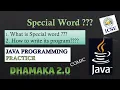 Special Word Java ICSE Class 10 String Handling Important Programs Computer Applications