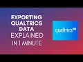 How To Export Qualtrics Data 2024