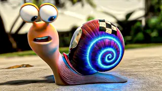 حلزون ضعيف بيكتسب سرعه خارقة ملخص فيلم Turbo 
