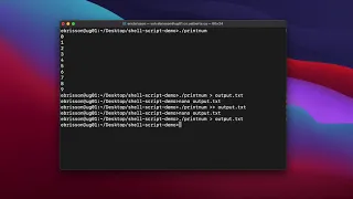 Output Redirection