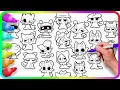 Incredibox SPRUNKI Coloring Process - Cuties Satisfying Coloring SPRUNKI characters