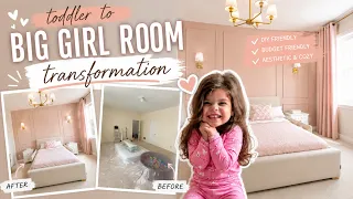 ROOM TOUR ! Little Girl's Room & Room makeover ideas for girls