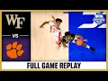 Wake Forest vs Clemson Full Game Replay 2026 T Rowe Price ACC Men s Basketball Tournament