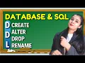Database SQL DDL - CREATE ALTER DROP RENAME Class 12 Lovejeet Arora