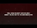 Nate Smith - Fix What You Didn't Break (Lyrics)