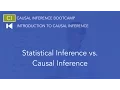 Statistical vs Causal Inference Causal Inference Bootcamp
