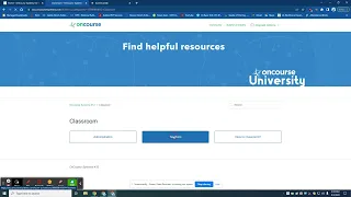 OnCourse University - How to Access Classroom Gradebook etc