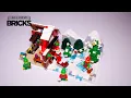 Lego Christmas Speed Build with 40564 Winter Elves Scene and 40565 Santa s Workshop