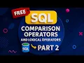 SQL Operators Explained Comparison Logical Operators
