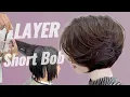 How to Cut Perfect Layer Short Bob 2025 Layer Short Bob Hair Cut Hair Cut