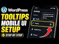 How to configure tooltips for mobile-friendly UI interactions - Step By Step