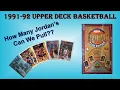 1991-92 Upper Deck Basketball Box This set is loaded with Michael Jordan Cards