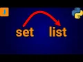 How To Convert Set To List In Python