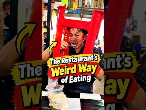 Thailand’s Weirdest Restaurant Has INSANE Plates! 😱 #weirdrestaurant #thailand #shorts #facts