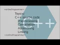 C Compilation Process Lecture - 02 Preprocessing Compilation Assembling Linking